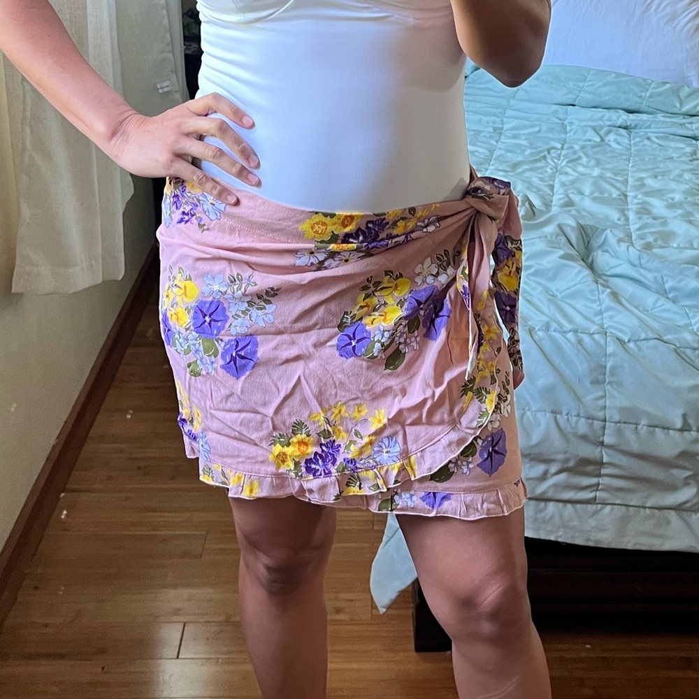 Alohiwai Wildflowers Wrap Skirt
